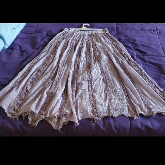 *SOLD* Free People Ribbon Corset Maxi Skirt - Picture 13 of 13